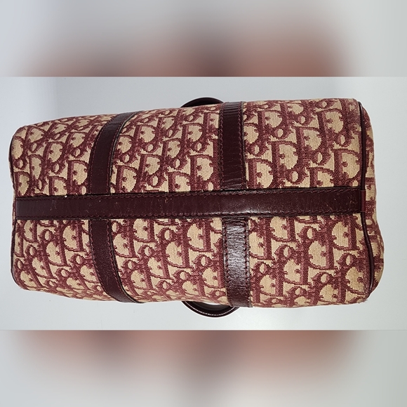 Christian Dior Trotter Boston Bag. Ext has minor spots. Int nds some cleaning. - Picture 6 of 15